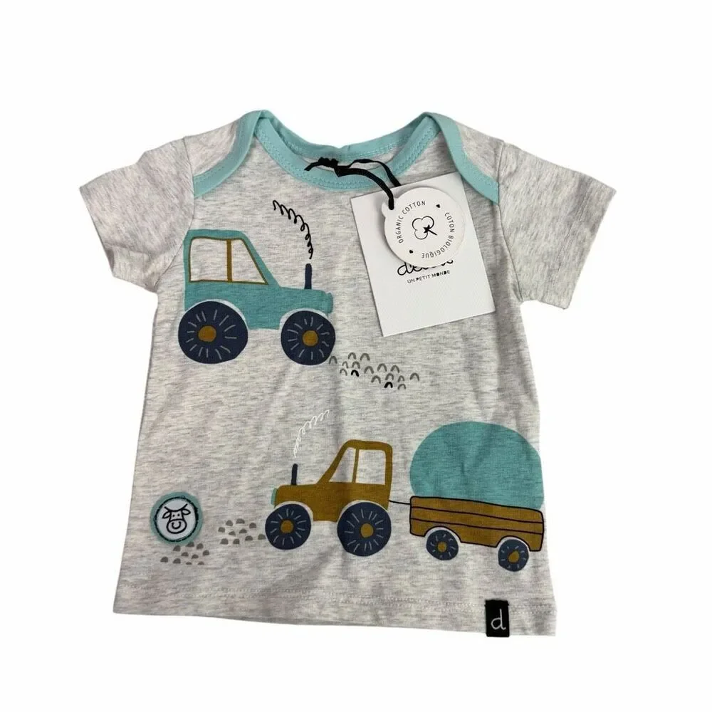 Deux par Deux Pant Top Set Green 3 Months NEW